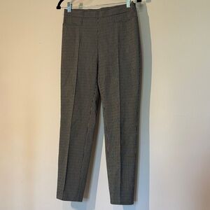 Akris Punto Black White Grid Cropped Pants Size 4 Italy